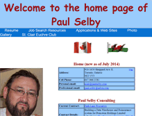 Tablet Screenshot of paulselby.com